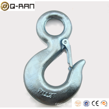 Rigging Hardware Forging Eye Hook With Safety Latches